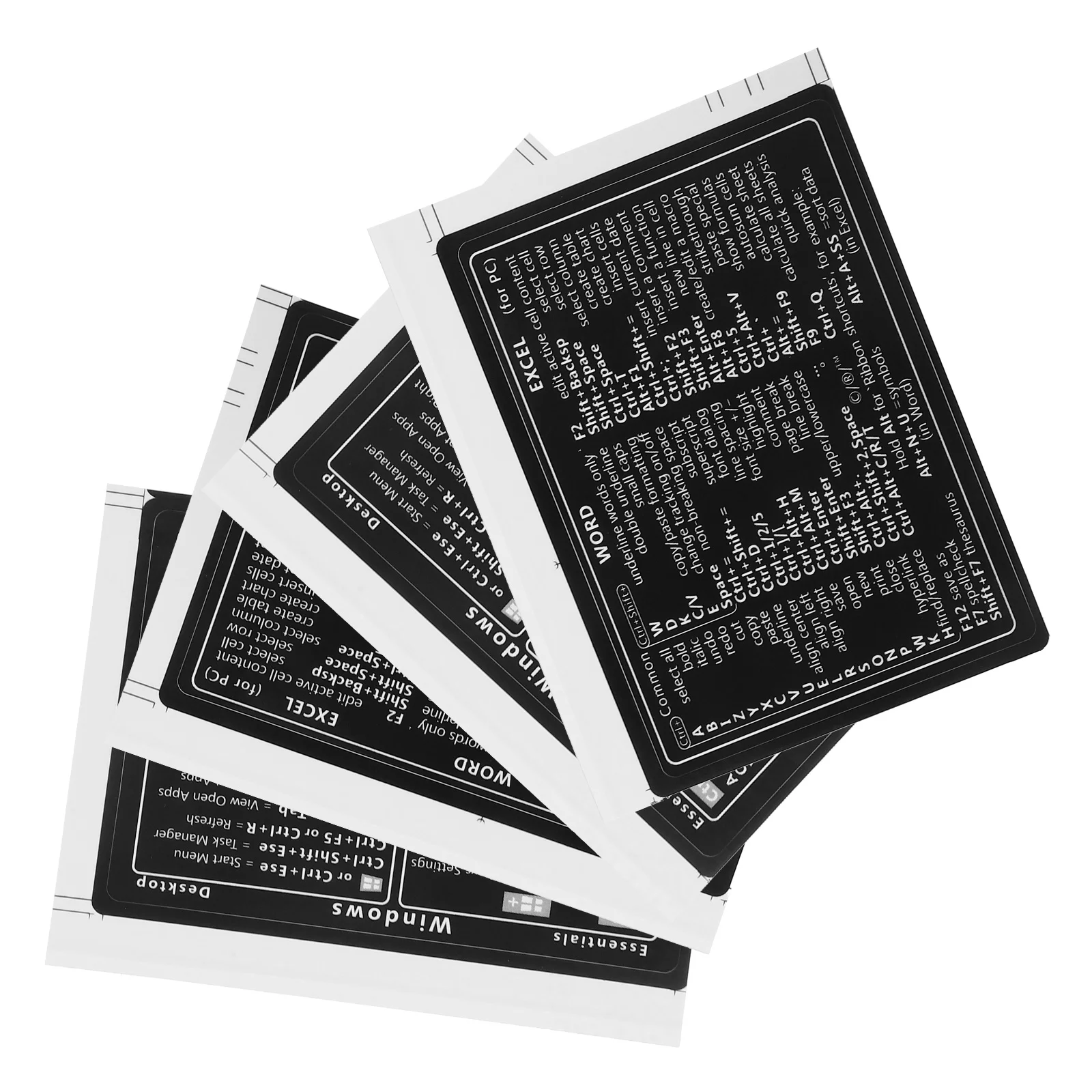 4-листые наклейки для ключей сменные аксессуары ноутбуков ламинированные