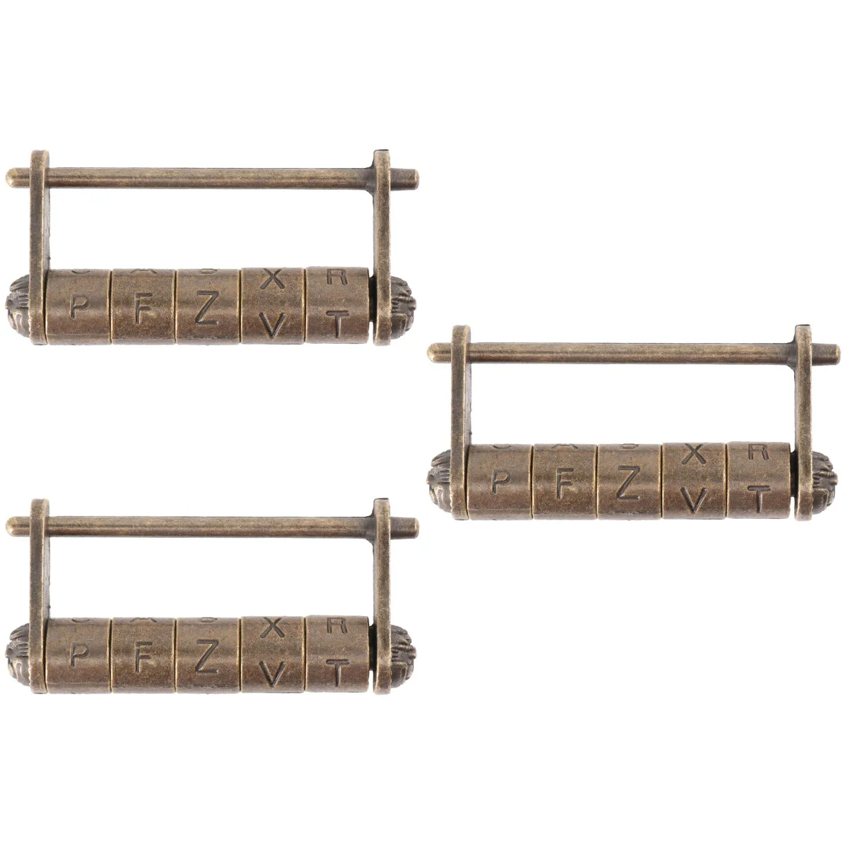 

Lock Password Locker English Padlock Masterlock Outdoor Luggage Box Wooden Letter Vintage Classic Case Jewelry Gym Style Ancient