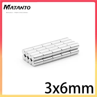 20501005001000pcs 3x6 small search minor magnet 3mm x 6mm bulk round neodymium magnets 3x6mm disc magnets strong 36 mm