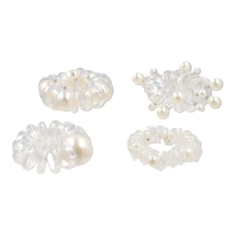 Винтажная телефонная линия из ТПУ веревка для волос в корейском стиле эластичное