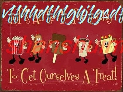 SmartCows Let's All Go to The Lobby Get Ourselves A Treat Забавная жестяная вывеска Бар Паб Гараж Diner Cafe