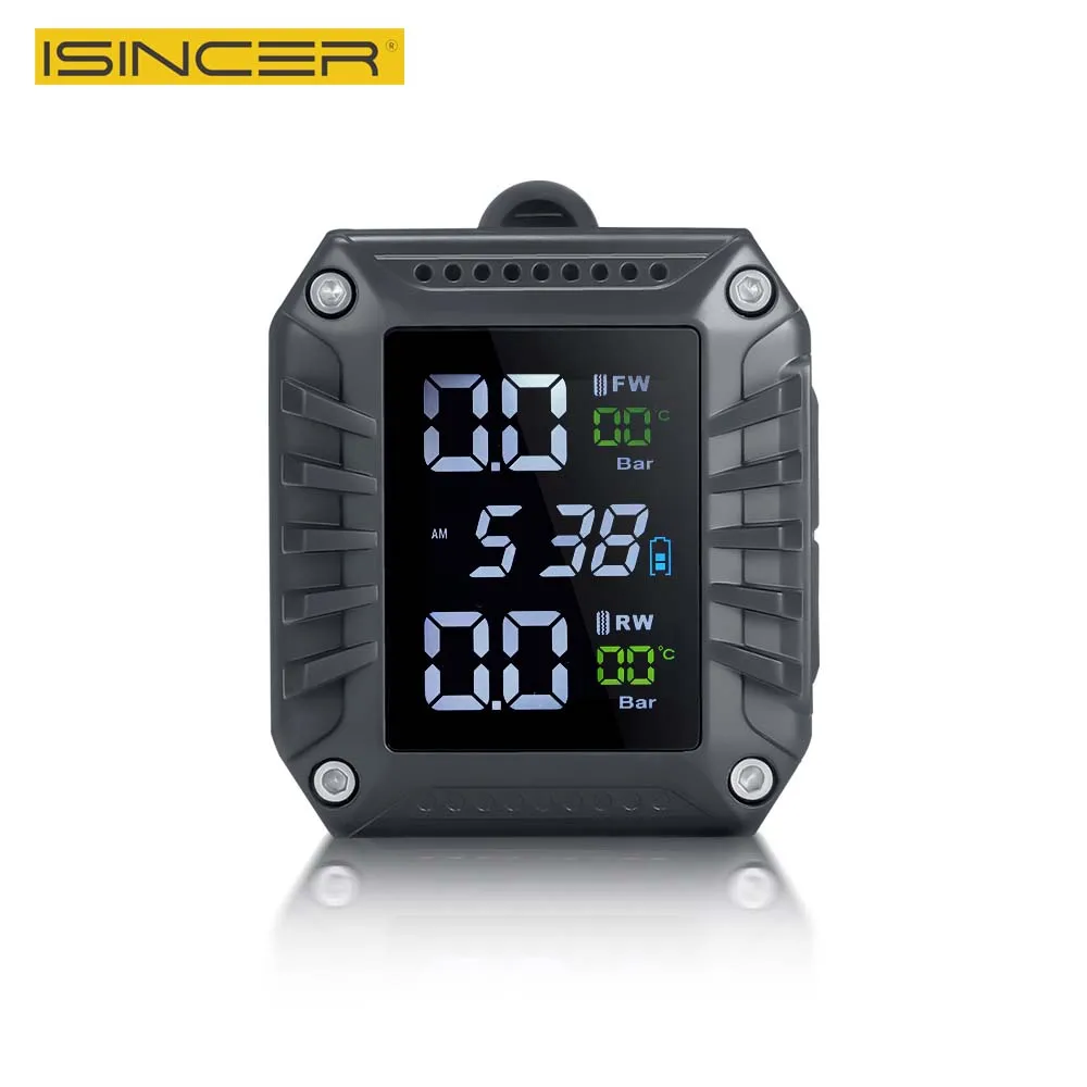 

Motorcycle TPMS Motos Tire Pressure Monitoring System DC5V Waterproof parking sensors for Motors with 2 External Sensors