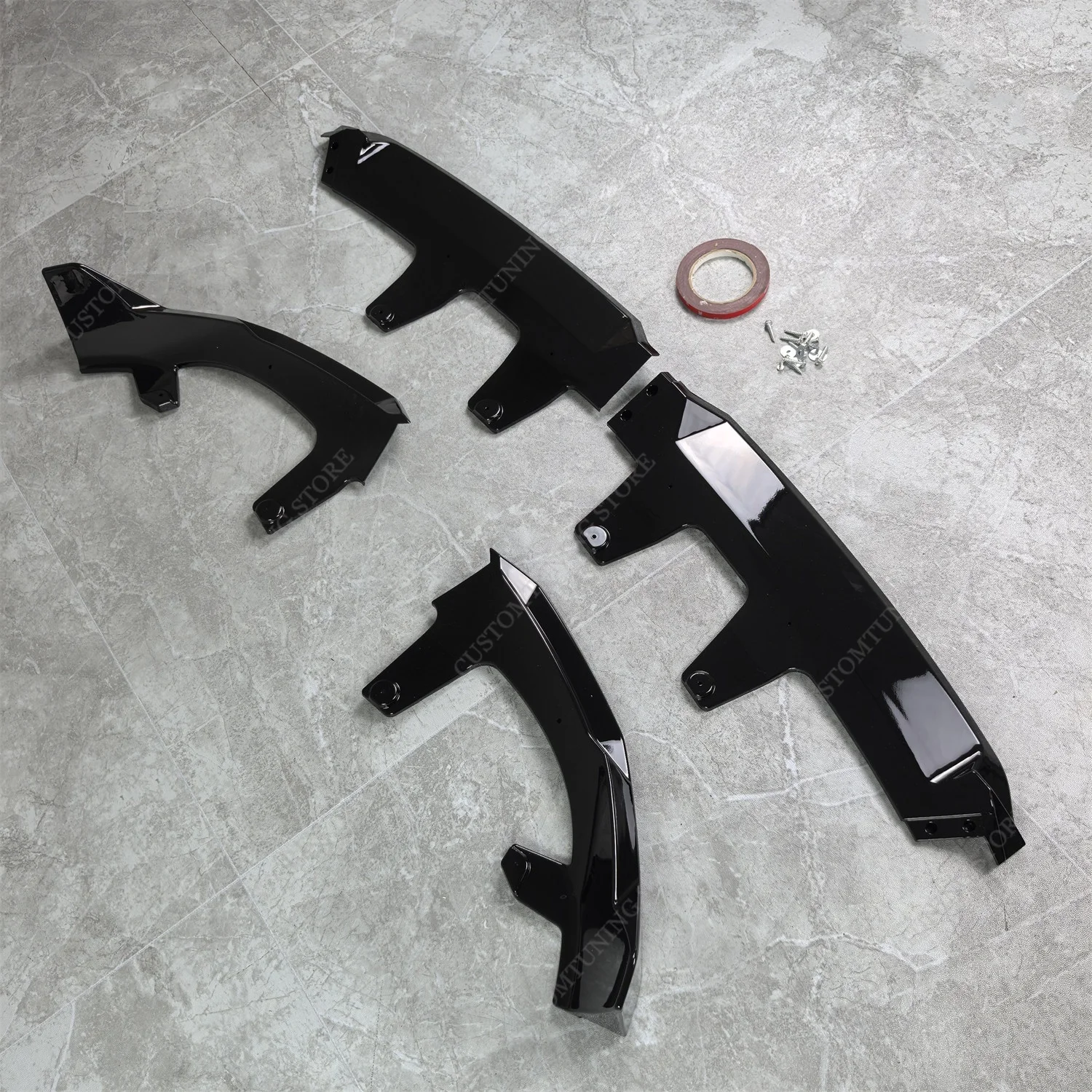 

Для BMW X3 G45 M Sport Глянцевый черный передний бампер, спойлер, разделитель, диффузор X3 30 20 20d M50 M Pack 2024 2025 Bodykits Tuning