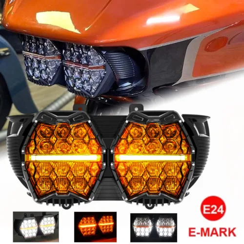 Вспомогательные фонари Road Glide Upgrade Kit 240 Вт Яркие прочные мотоциклетные Проектор