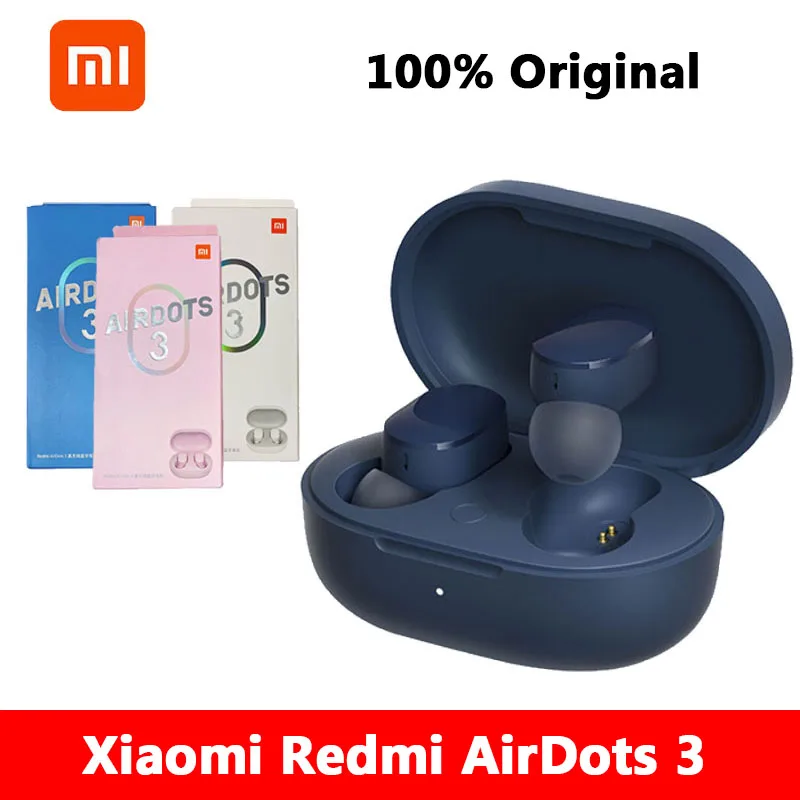 

Беспроводные наушники Xiaomi Redmi AirDots 3 Mi, Bluetooth 5,2, Автоматическое Сопряжение, умная одежда с сенсорным управлением, Apt-X, Адаптивная головка
