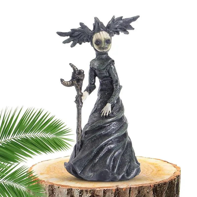 

Garden Witch Decor Resin Witch Figurine Statues Decor Witch Statue Sculptures Outdoor Garden Statues Figurines For Porch Patio