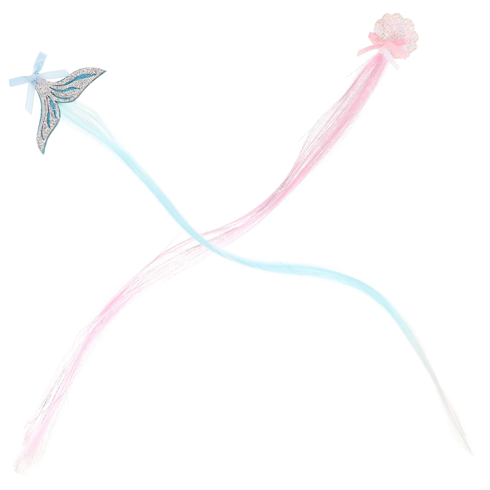

2 pcs Shell Hair Clips Braid Wigs Hair Clips Mermaid Tail Hair Accessories Little Girl Hair Clips