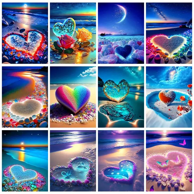 

RUOPOTY Diy алмазная живопись, искусственная вышивка, роза, мозаика, вышивка крестиком, ручная роспись, искусство, подарок, настенное искусство