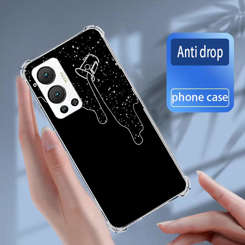 Чехлы infinix Hot 12/X6817 мягкий силиконовый прозрачный чехол из ТПУ для телефона