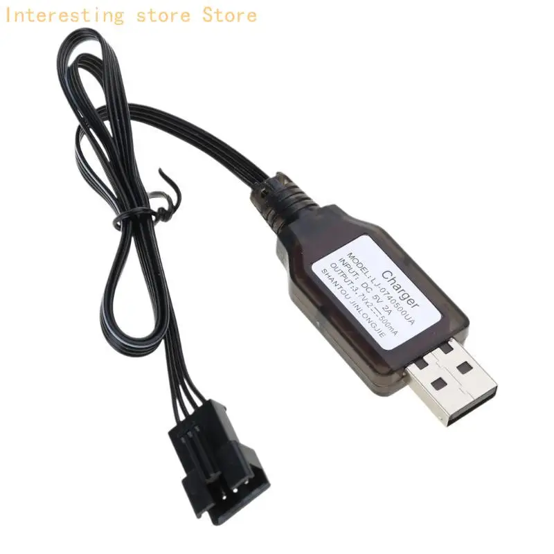 Фото SM4P 7,4 В USB-кабель для зарядки 4-контактный шнур для зарядного устройства для литиевой батареи для DE36W DE65 HM202 EC08 EC16 №4