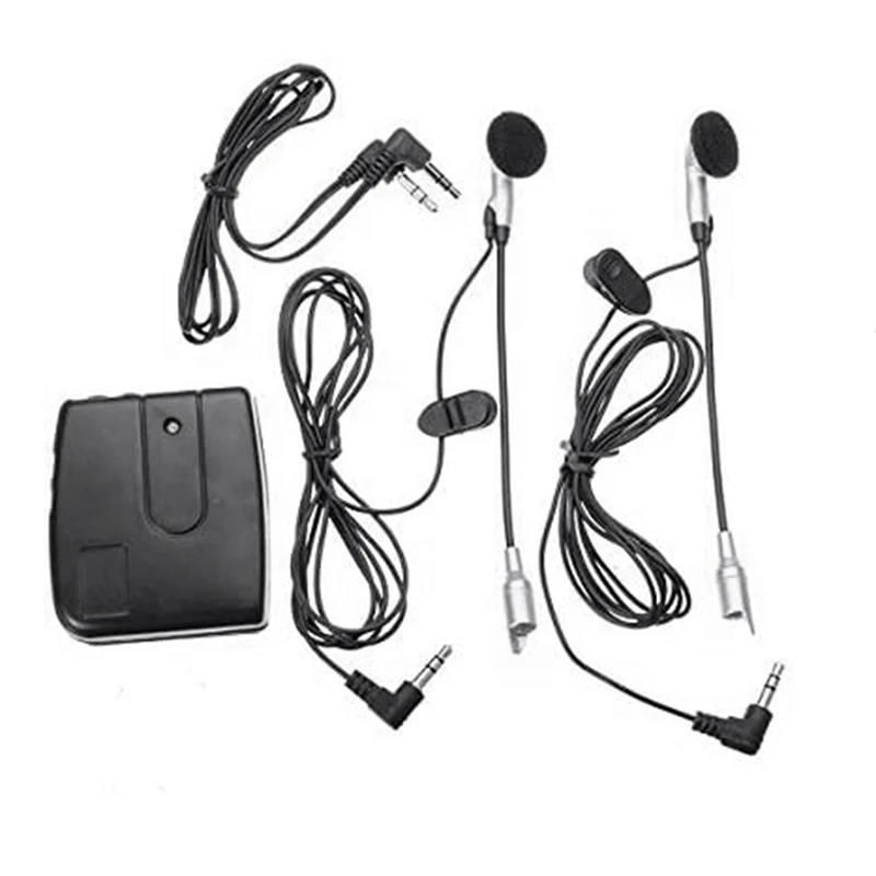 

Motorcycle Helmet Front-To-Back Intercom Headset Modified Motorcycle Helmet Intercom Headphones Replacement Parts Accessories