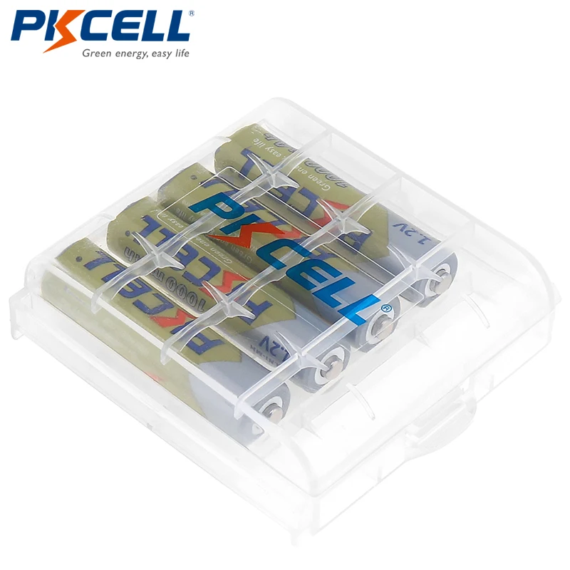 

Аккумуляторы PKCELL AAA, 1,2 в, 1000 мА · ч, 3 А, 1,2 в, 4 шт.