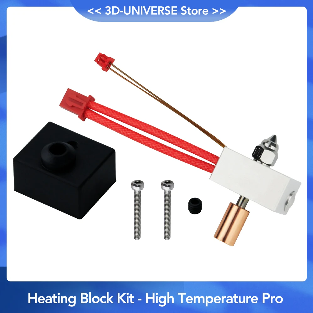 CREALITY High Temperature Pro Heating Block Kit Customized For Ender-3 S1 CR-10 Smart Pro Printer Equipped With Sprite Extruder CREALITY High Temperature Pro Heating Block Kit Customized For Ender-3 S1 CR-10 Smart Pro Printer Equipped With Sprite Extruder