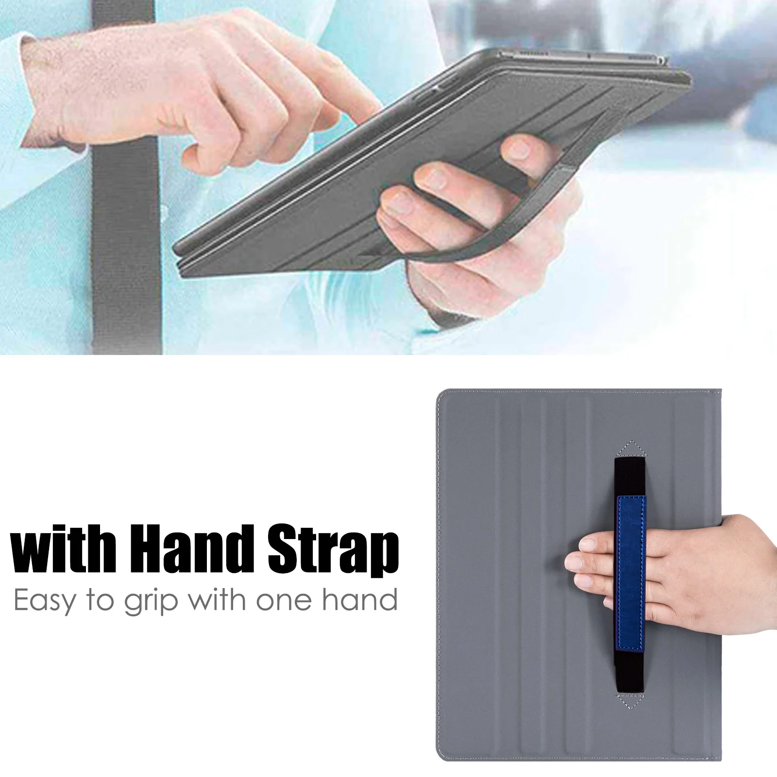 Фото Чехол для графического планшета XPPen Magic Drawing Pad 12.2 дюйма, из искусственной кожи, с держателем для стилуса, карманом, функцией автоматического сна/пробуждения, подставкой для просмотра под разными углами №1