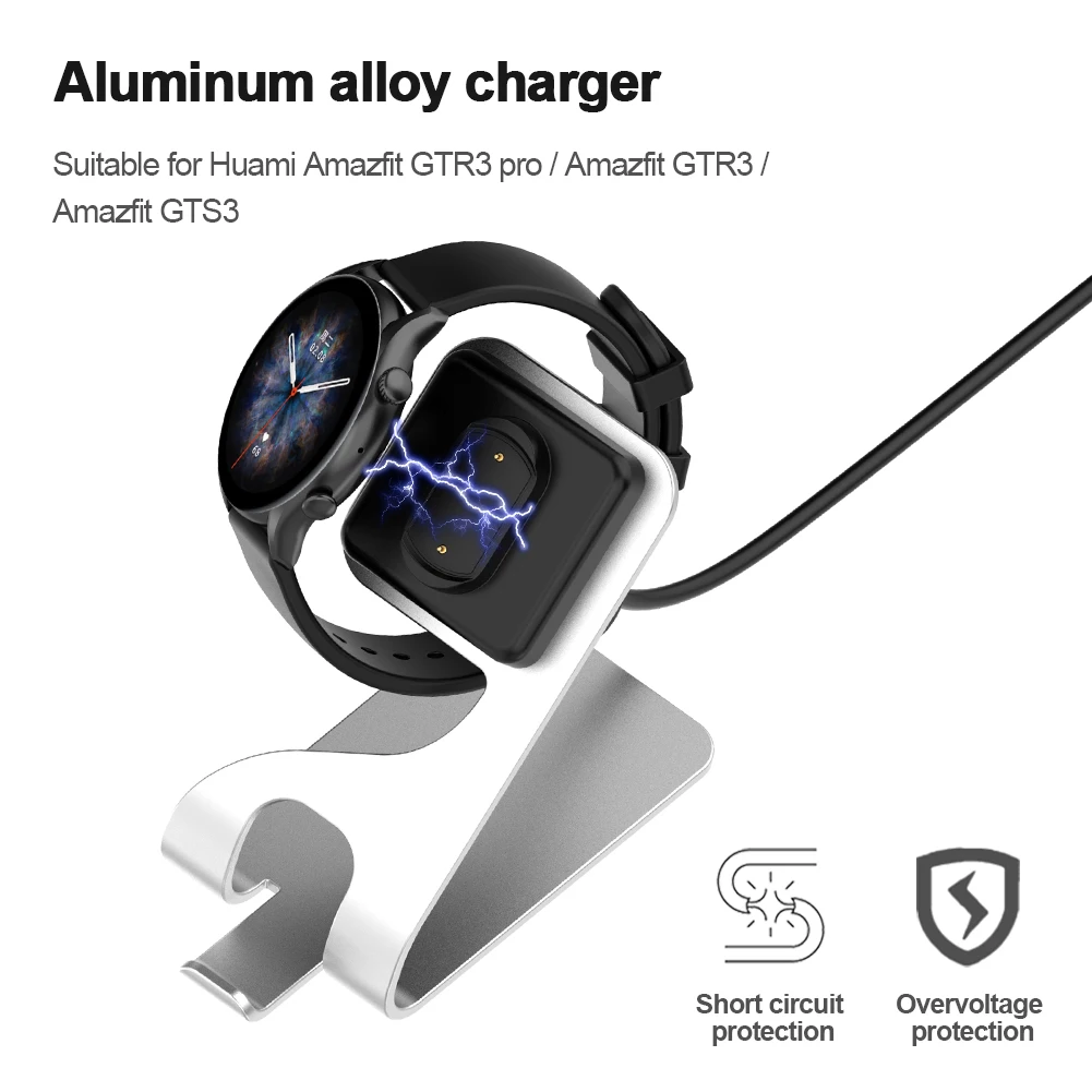 

for Amazfit GTR3 Pro/GTR3/GTS3 Charger Dock Cable Stand Sport Smartwatch Power Supply Station Device Power Accessory