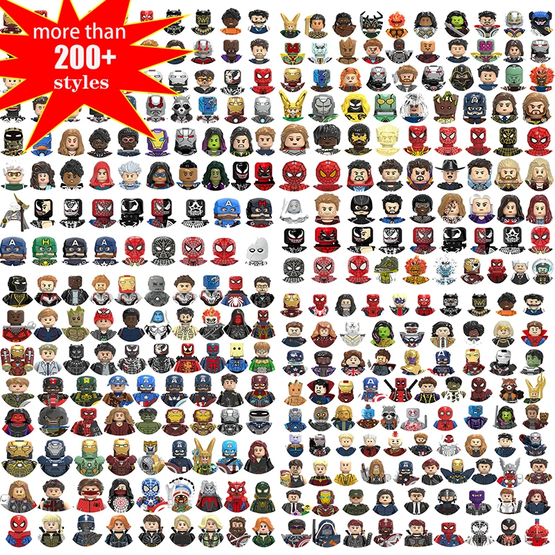 

Новый случайный Marvel Фильм Мстители Мини супергерой модели строительных блоков собранные игрушки для детей подарок на день рождения