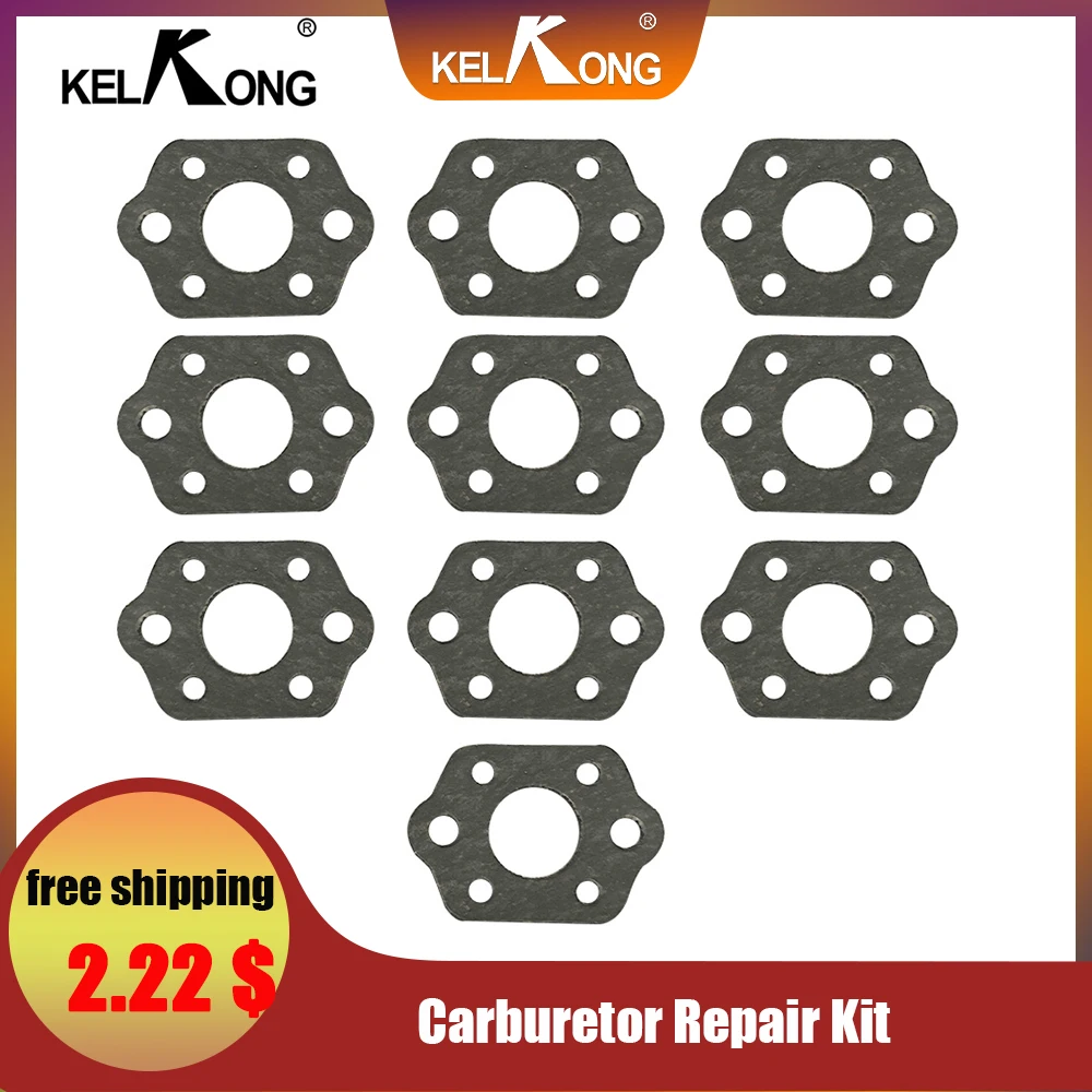 

KELKONG 10Pcs Carburetor Muffler Gasket Kit For STIHL MS 180 170 MS180 MS170 018 017 Chainsaw Replacement Parts