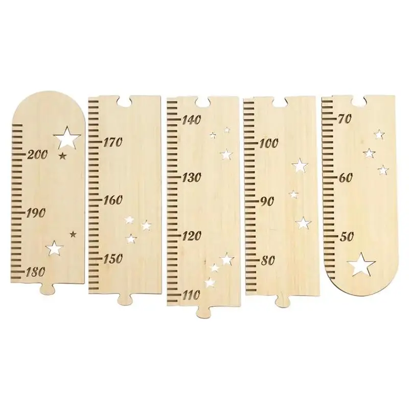 

Nordic Wooden Kids Height Growth Chart Ruler Baby Children Height Gauge Room Decoration Wall Meter Measurement Stickers 50-200CM