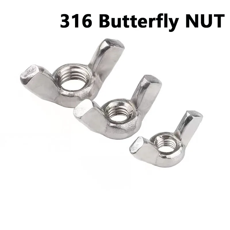 Гайки-бабочки KEETOGETHER из нержавеющей стали M3M4 M5 M6 M8 M10 M12
