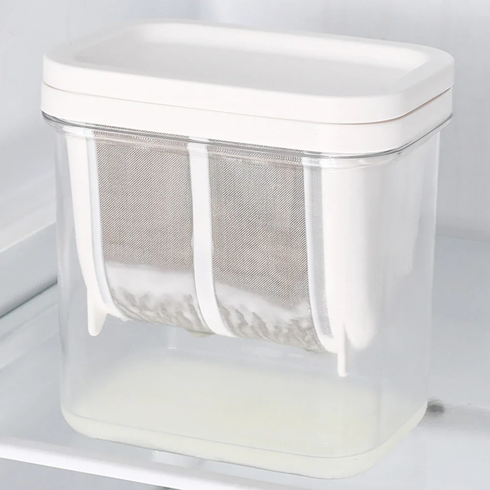 

Reusable Yogurt Strainer for Soymilk Juice Tea Homemade Yogurt Whey Separator Yogurt Maker Filter Multiple Usage Food Strainer