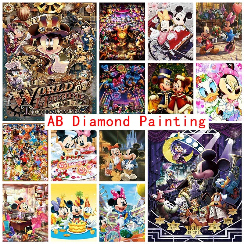 

Набор для алмазной вышивки «сделай сам» из мультфильма «Микки Маус»