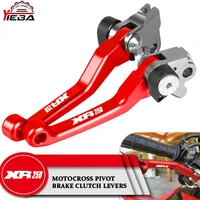 motorcycle accessories pivot motocross dirt bike cnc brake clutch levers for honda xr250 motard 1995 2007 1996 1997 1998 1999