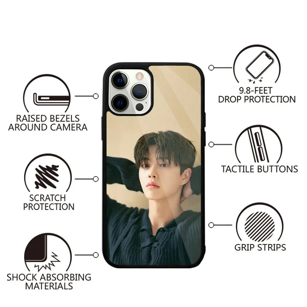 Actor K-Kang S-Song Phone Case For iPhone 16 15 14 13 12 11 Plus Pro Max Mini Magsafe Magnetic Wireless Charging