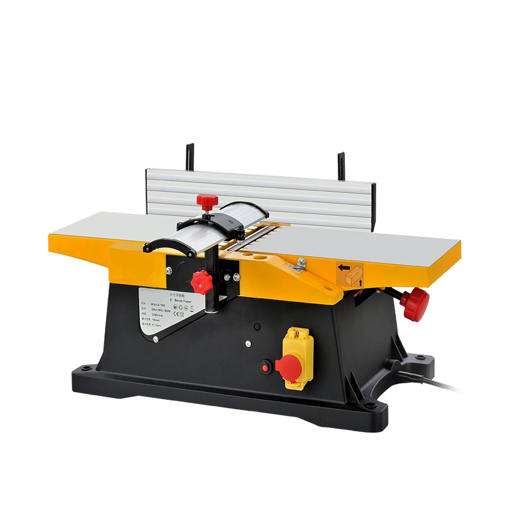 

LIVTE 6 inch Hot Sale Woodworking Jointer Planer Bench Wood Surface Planing Machine with Free Flat Knives