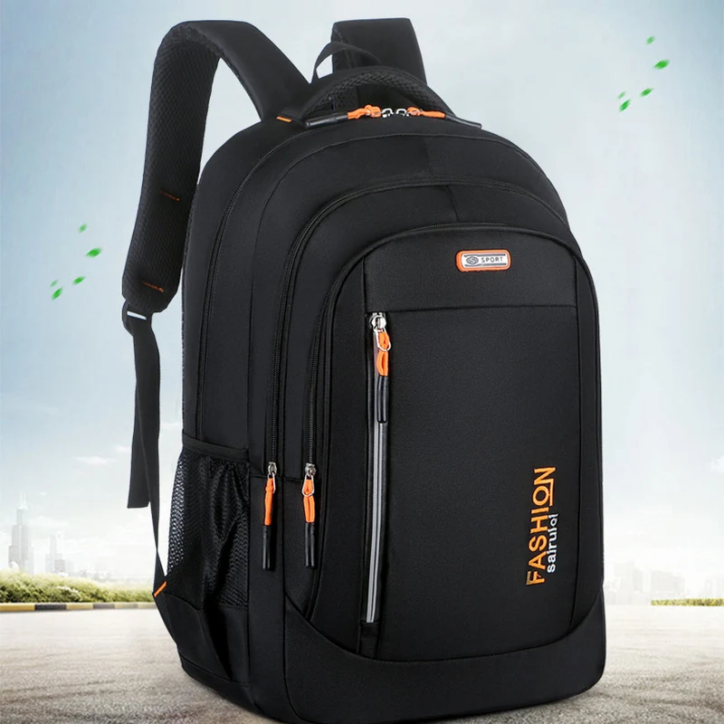 

Large School Teenage Schoolbag Bags College Capacity High Men Black 2023 Student Boys Middle Backpacks Multifunctional Nylon