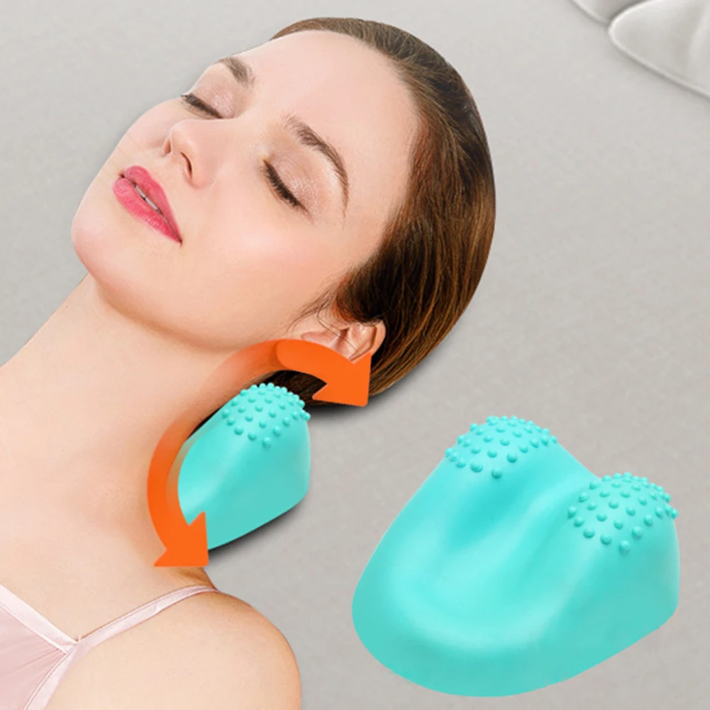 Cervical Repair Pillow Neck Massage Traction Pillow U Multifunctional Neck Massager Cervical Vertebra Massage Acupuncture Pillow