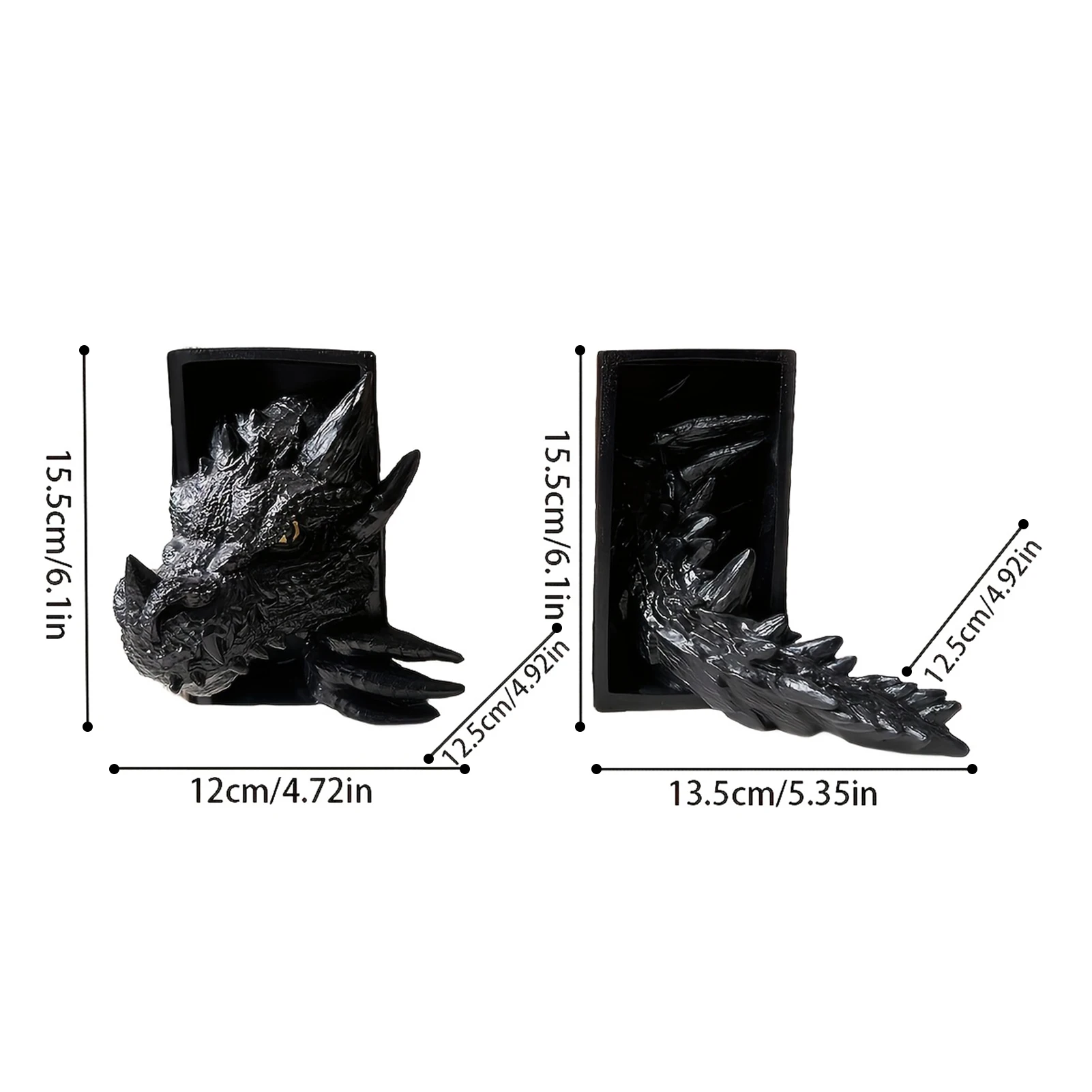 Декоративные подставки для книг Дракон ACRDDK