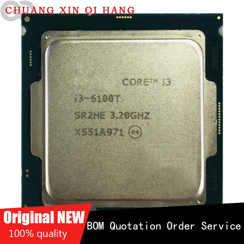 

Used for I3 6100T Intel Core i3-6100T 3.2GHz Dual-core four-threaded CPU Processor 3M 35W LGA 1151 Original genuine