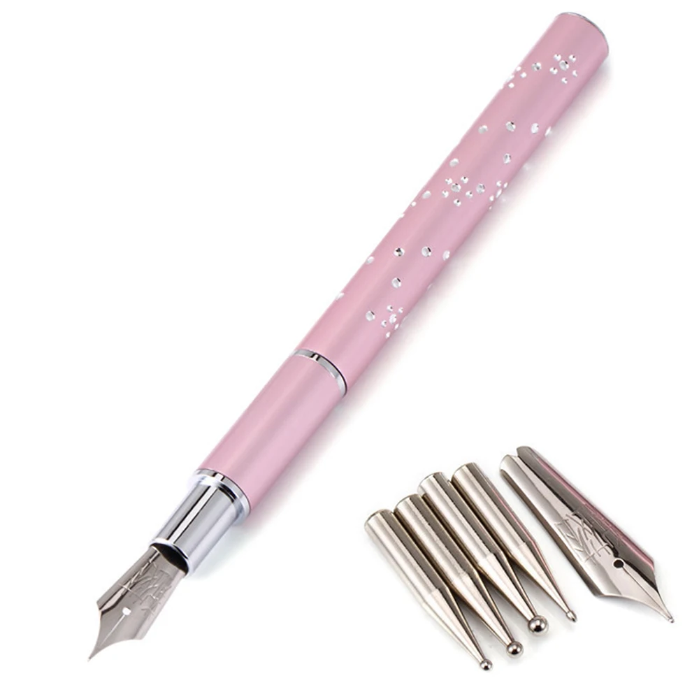 

Металлическая насадка для дизайна ногтей, точечная ручка, точечная Цветочная линия Стразы, рисование наконечников, рисование, УФ-Гель-лак, 3D DIY, съемный маникюр