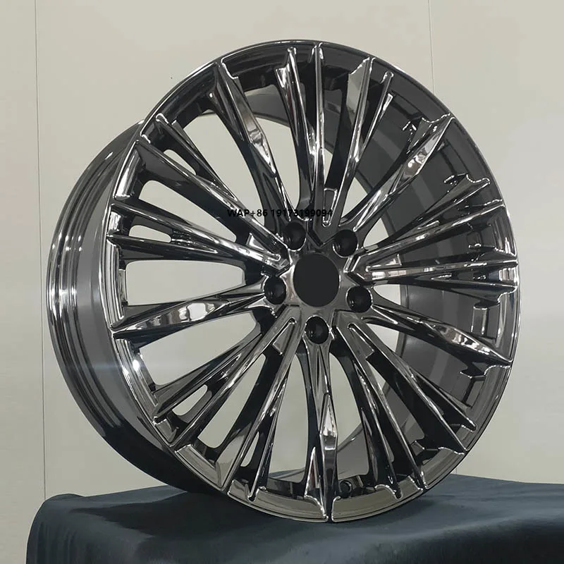 Фото Колесные диски Rimopower Chrome Black Concave из кованого сплава, 18, 19 дюймов, 5x114.3, 5x112, 5x120, моноблочные, для автомобилей, в продаже №1