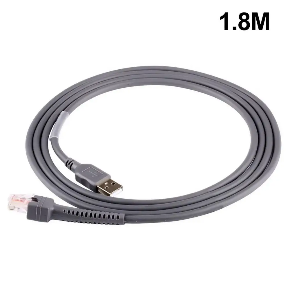 

Высокоскоростной Кабель 1,8 м USB 2,0 A папа к RJ45 для сканера штрих-кода символов LS2208, сетевой кабель Ethernet, конвертер, переходник, штепсельная вил...