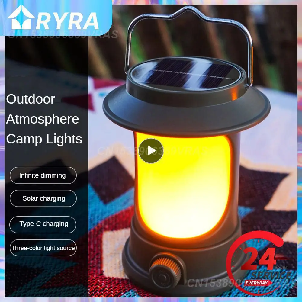 

Ambient Light Led Glare Portable Camping Lights Vintage Travel Outdoor Lantern Lantern Light Outdoor Lighting Night Light