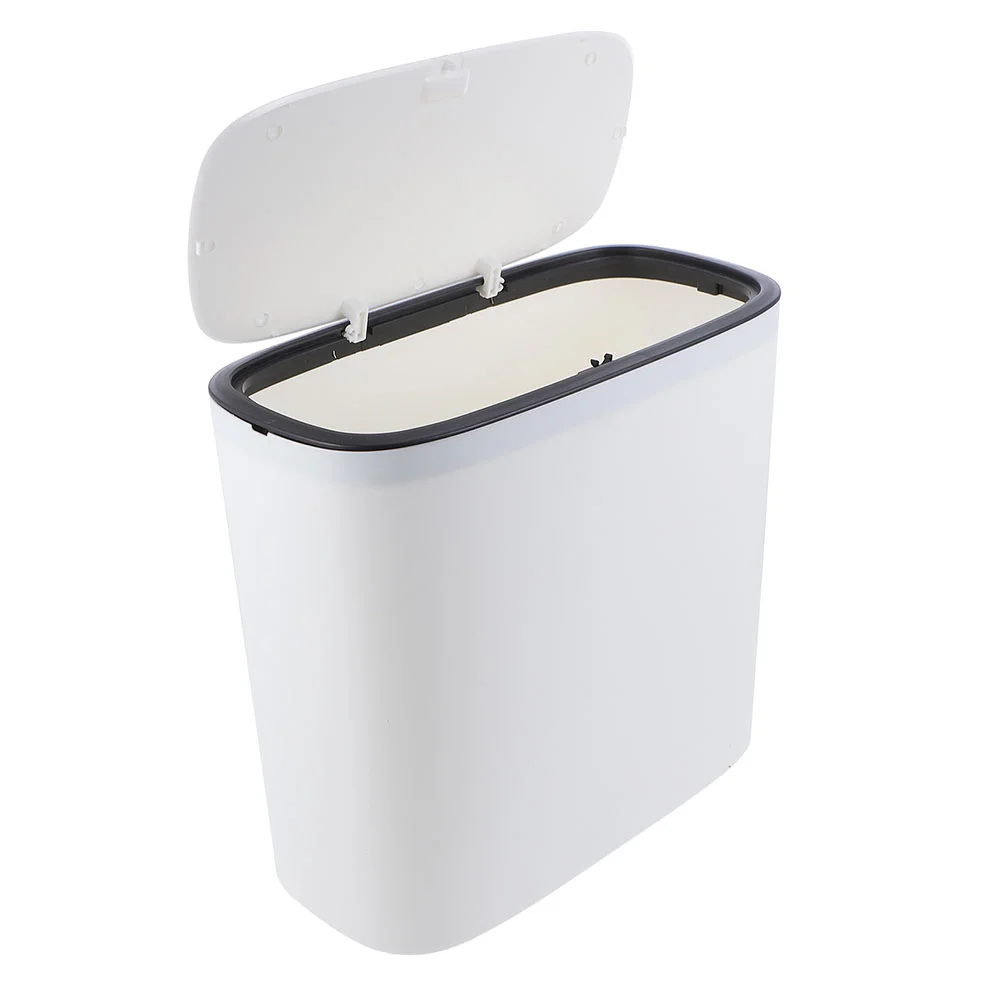 

Can Trash Waste Bin Garbage Container Kitchen Lid Bathroom Wastebasket Rubbish Press Basket Office Cans Box Bedroom Desk Type