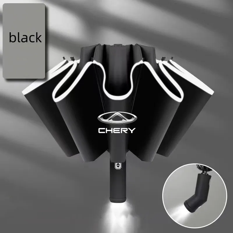 

Automatic Reflective Stripe Reverse Led Light 12Ribs Windproof Umbrellas For Chery Tiggo 7 Pro 8 4 5 3 2 T11 5X Amulet Fora QQ