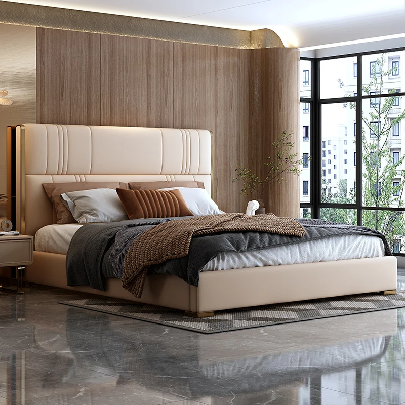 Рисунок 2 - Кожаная прикроватная кровать из толстой кожи