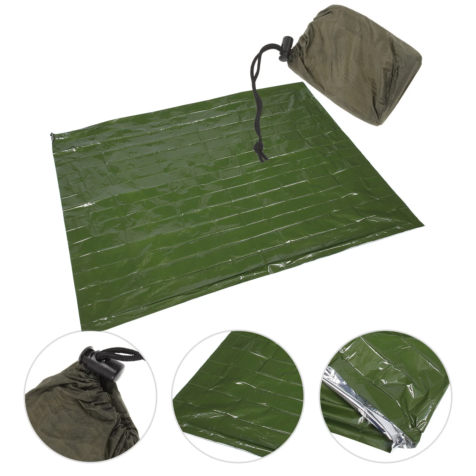 

First Aid Blanket Emergency Survival Blankets Thermal Camping Foldable Rescuing Keep Warm Outdoor