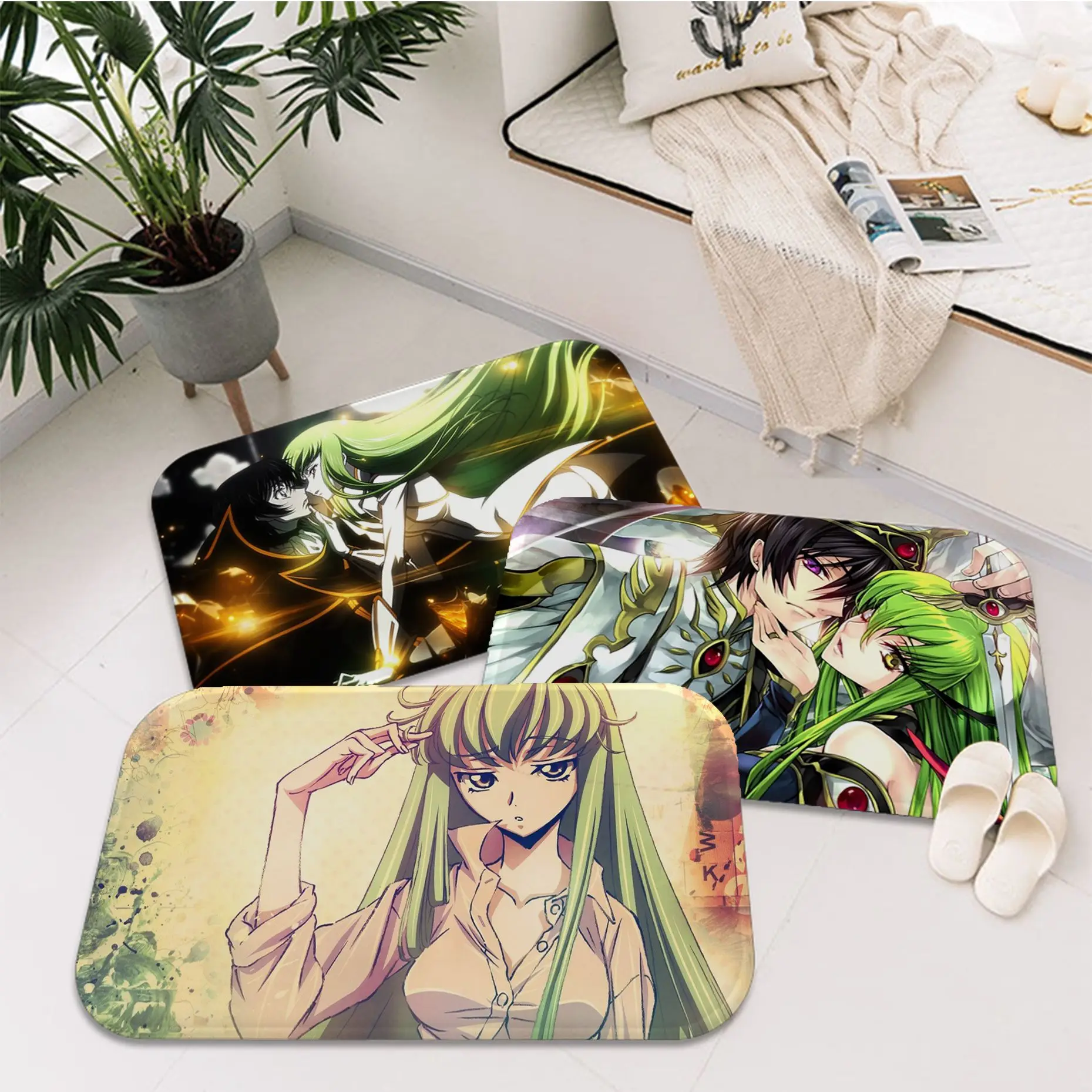 

Code Geass Room Mats Kids Room Bedroom Decoration Balcony Anti-Slip Doormat Living Room Welcome Doormat