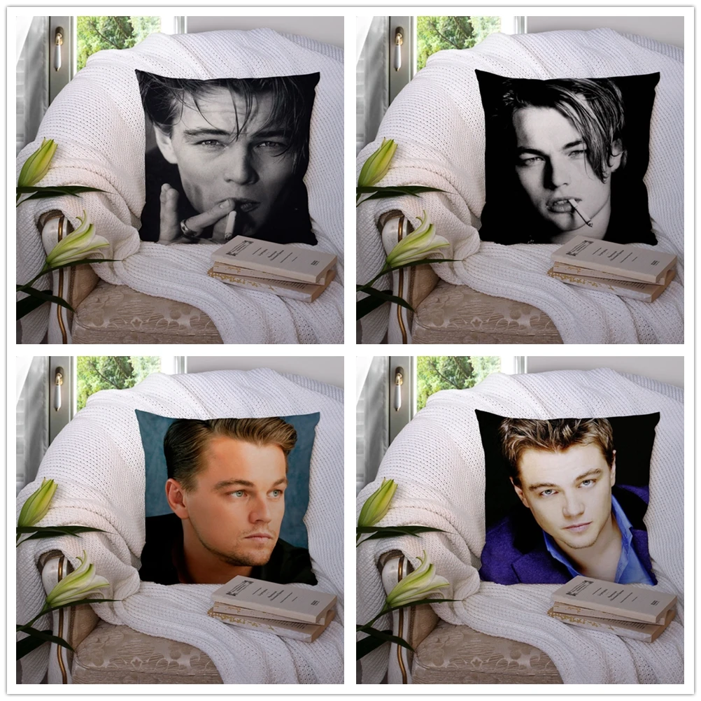 

Custom Leonardo DiCaprio Pillowcase Cushion Cover Home Decor Hotel Car Seat Backrest Sofa Pillow Case 220119-43-30