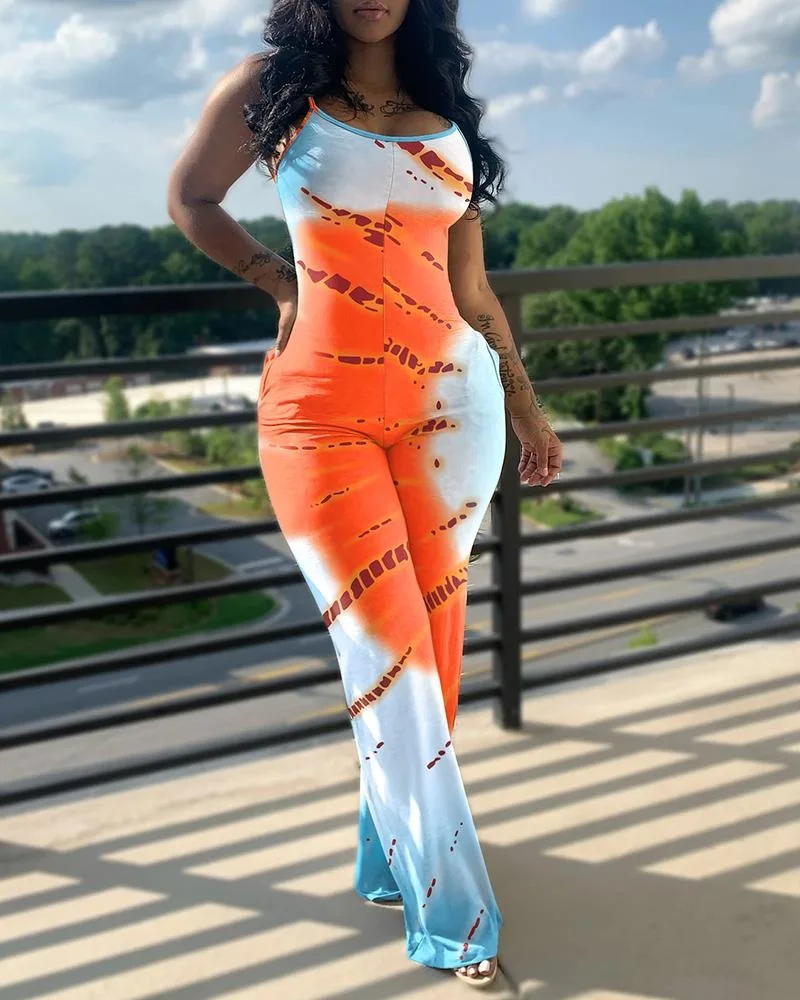 Women's Summer Plus Size Jumpsuit Sleeveless Strap Night Club Outfit Sexy Jumpsuit for Women Jumpsuit Rompers Y2k Streetwear