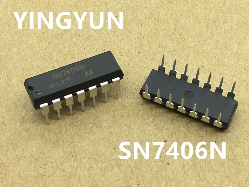 

10 шт./лот SN7406N DIP-14 SN7406 7406 новый оригинальный