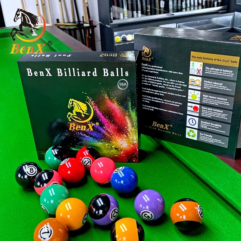 Набор бильярдных шаров BenX Tournament Black TV 2 1/4 дюйма