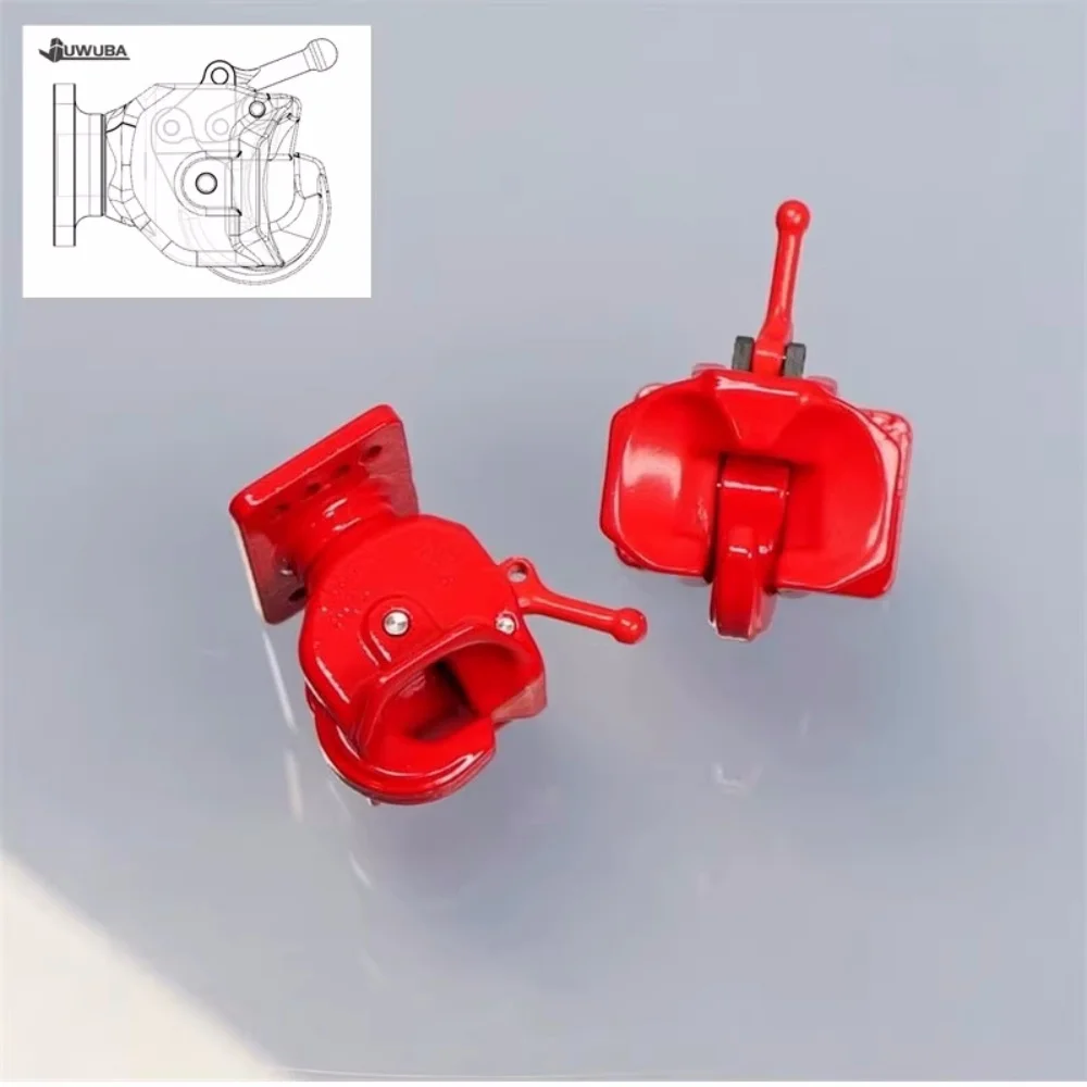 Крюк для прицепа JUWUBA TCG-01 черный Tamiya 1/14