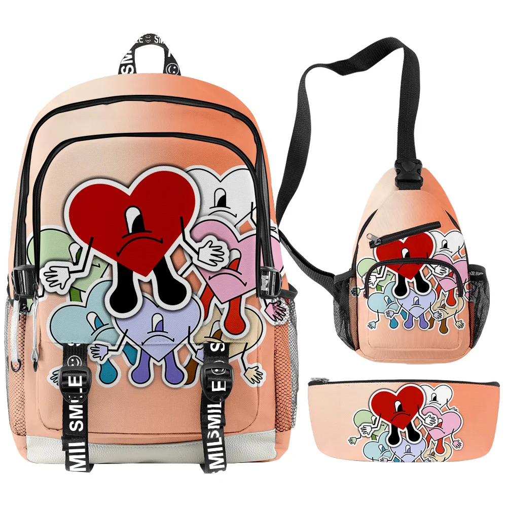 

3 шт./комплект, школьные рюкзаки и нагрудные сумки