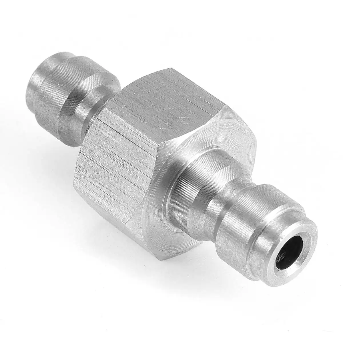 

Stainless Steel 8mm Butt Male Head Double Male Head Quick Connect Male Head Accessories Rated to 300psi/4500PSI