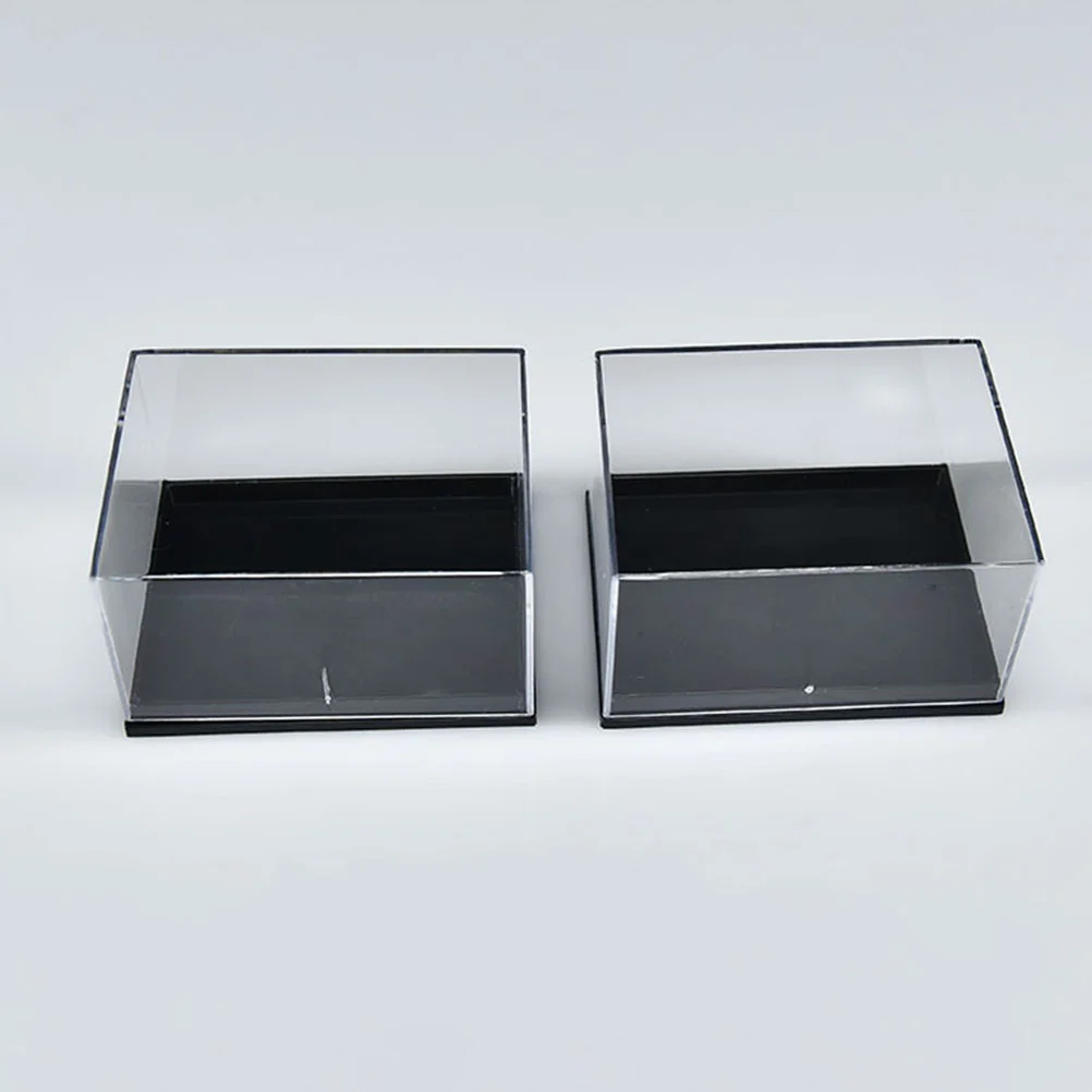 

Clear Display Case Mineral Sample Mini Cube Containers Transparent Cases Specimen