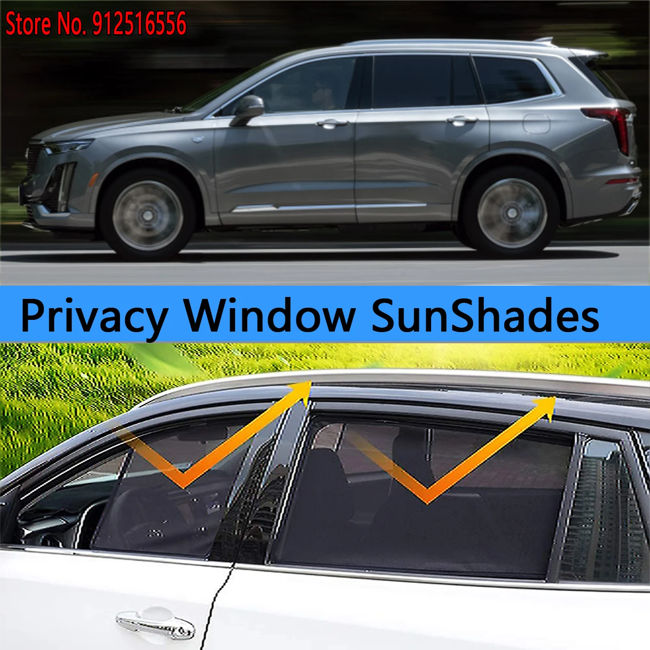 

Боковой солнцезащитный козырек, защита окон, солнцезащитный козырек, автомобильные аксессуары для Cadillac XT6 2020 2021 2022 2023 2024